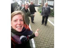 Onze eerste wandeling, 24 oktober 2020